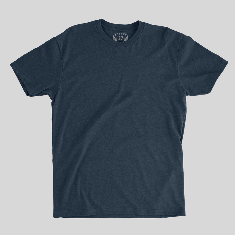 Core Essentials Tee - Heather Navy
