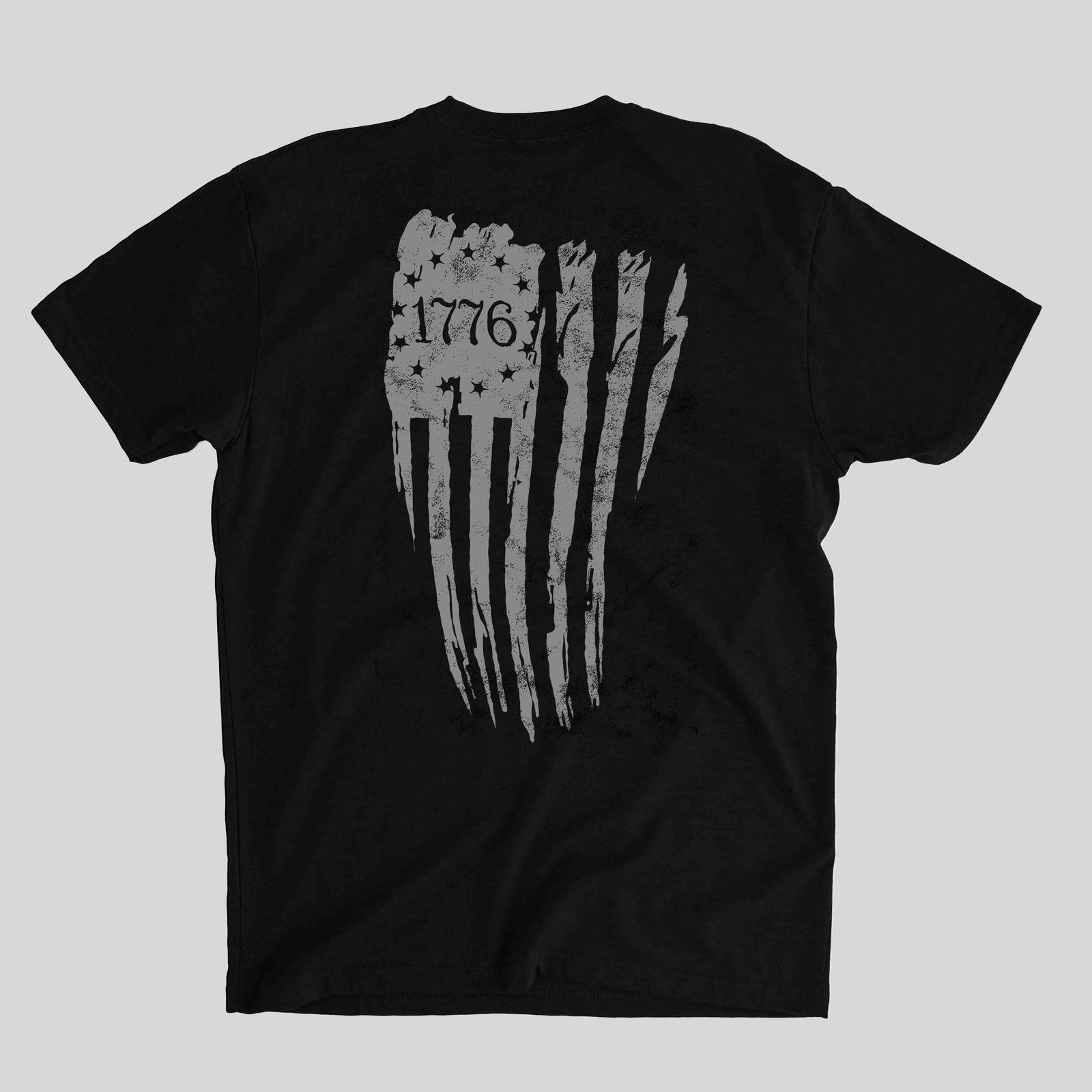 Tethered Flag 1776 - Black