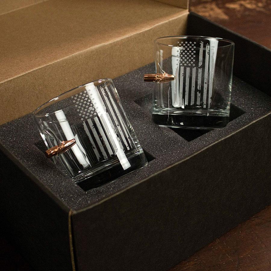 BenShot Patriotic Rocks Glass - 11oz