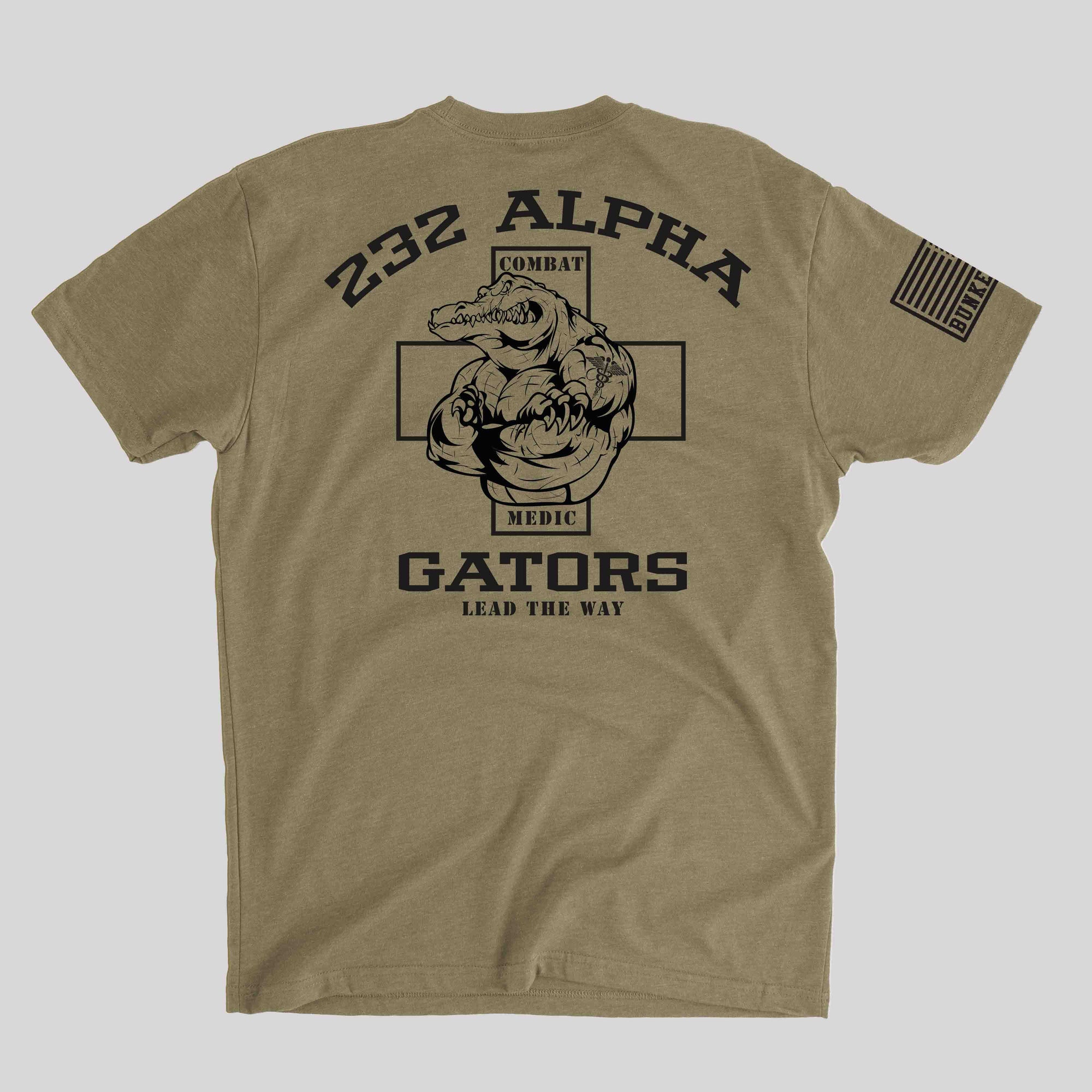 232 Alpha Gators Company Army T-Shirt