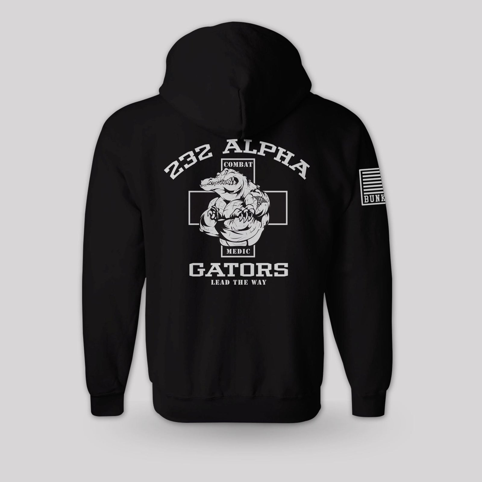 Bunker 27 232 Alpha Company - Gators military pullover hoodie