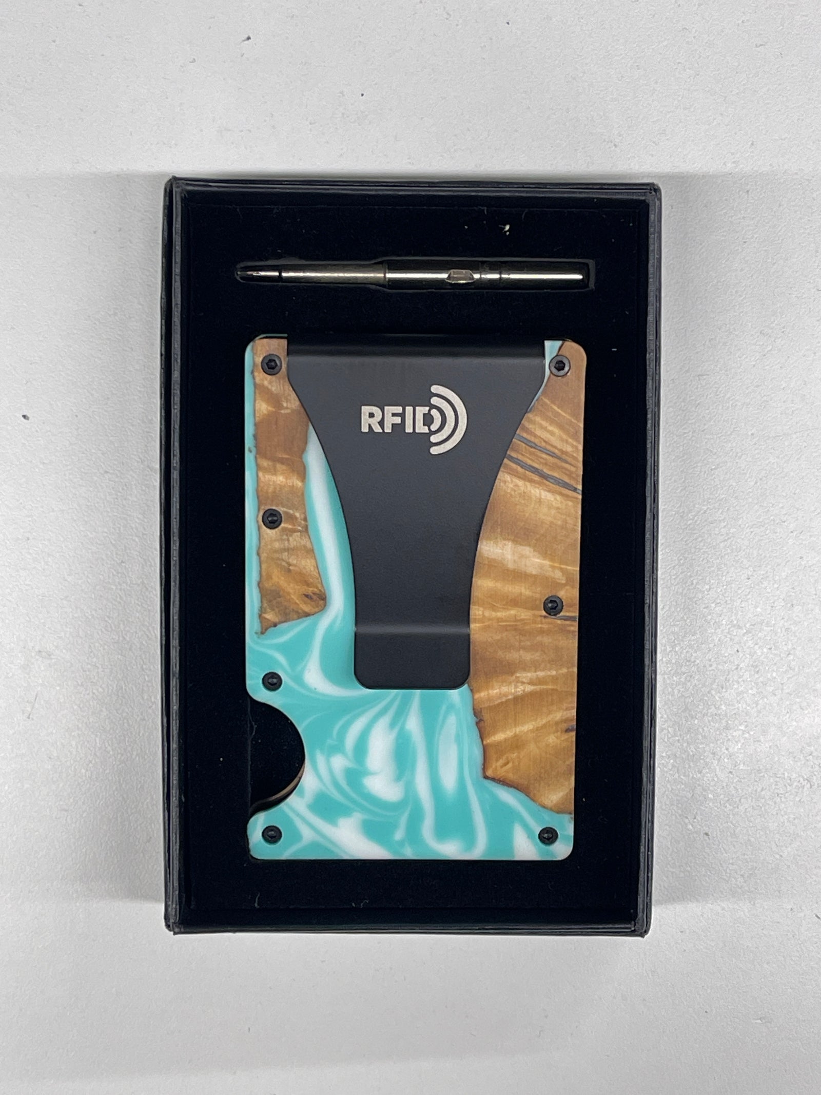 Wood Resin Wallet RFID