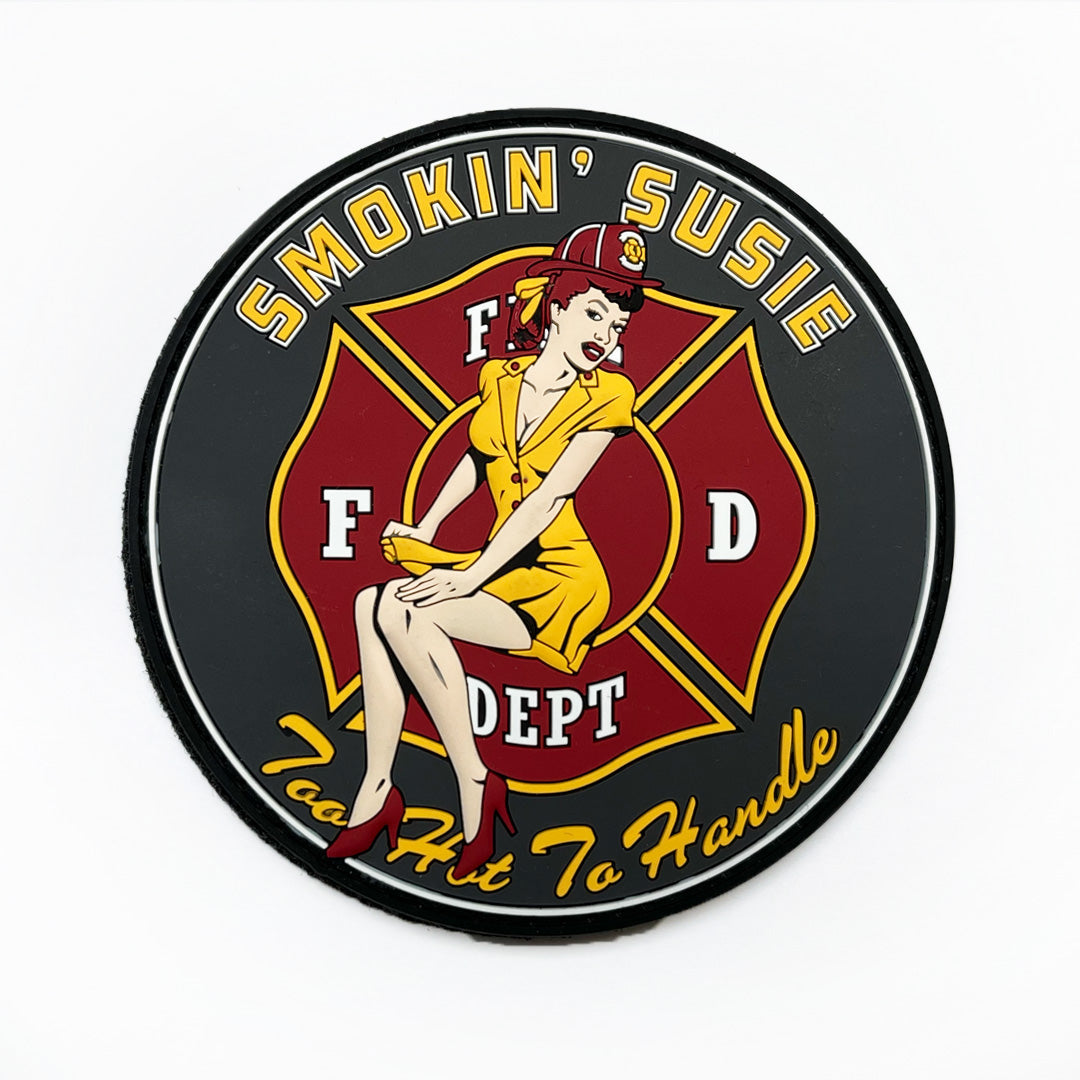 Smokin&#39; Susie, Firefighters PVC Patch