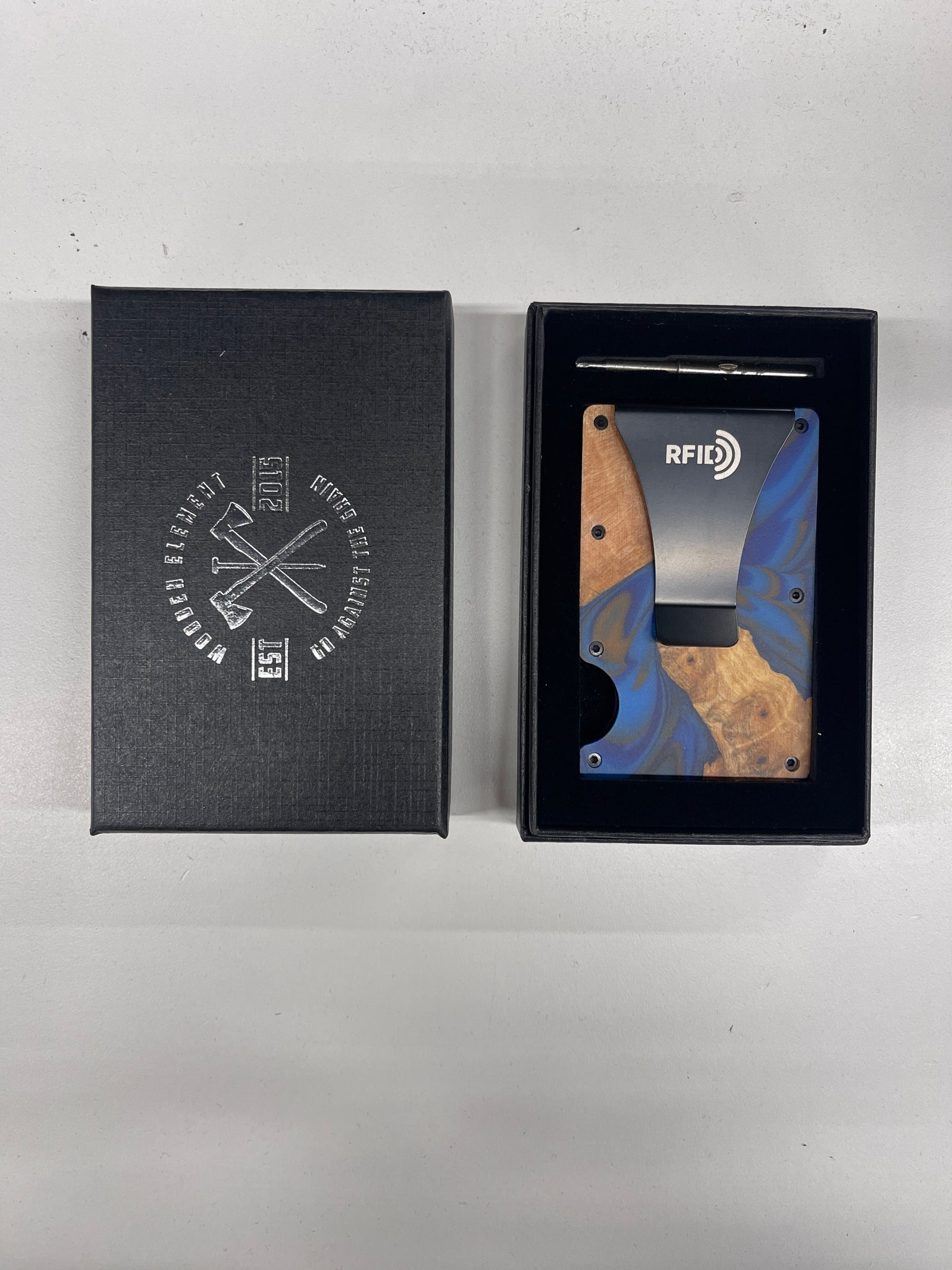 Wood Resin Wallet RFID