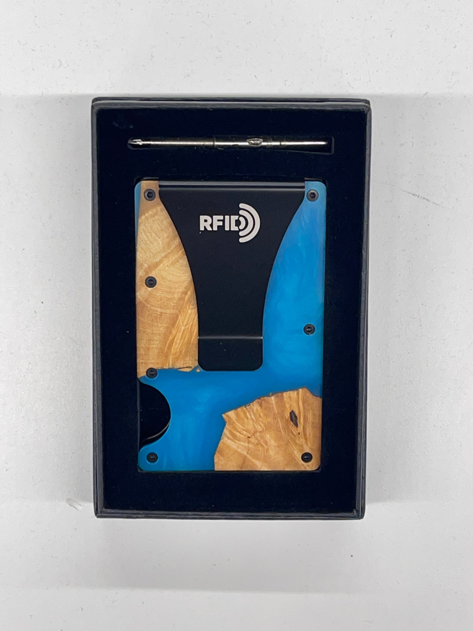 Wood Resin Wallet RFID