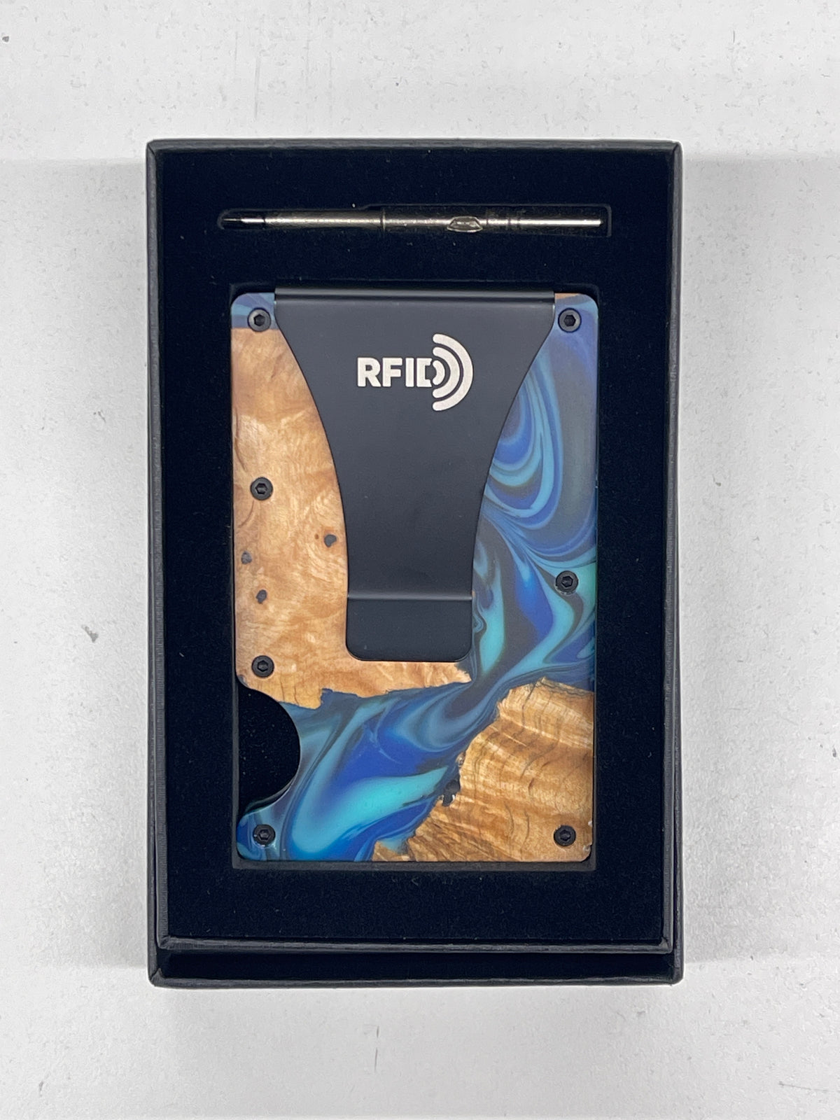 Wood Resin Wallet RFID