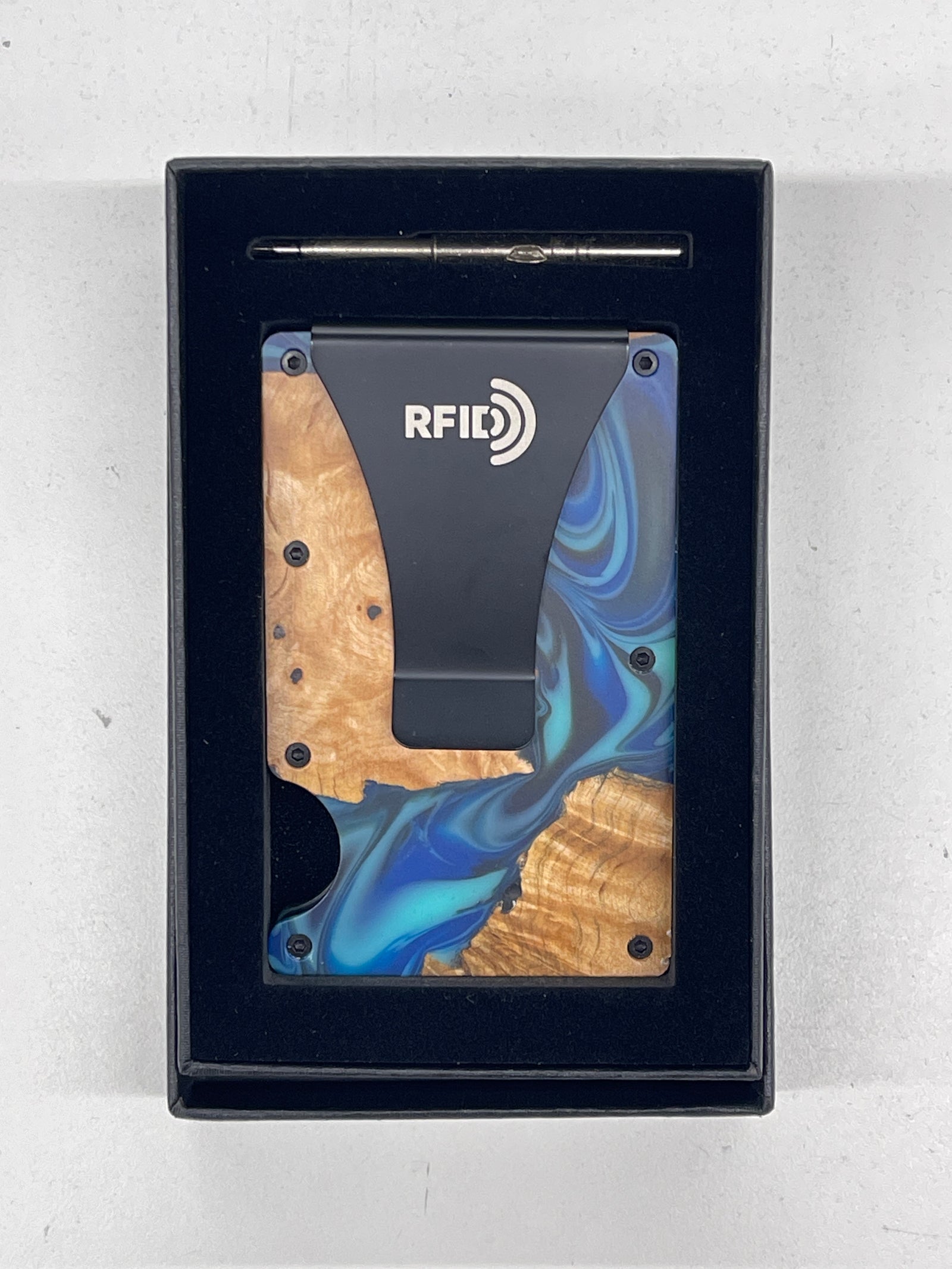 Wood Resin Wallet RFID