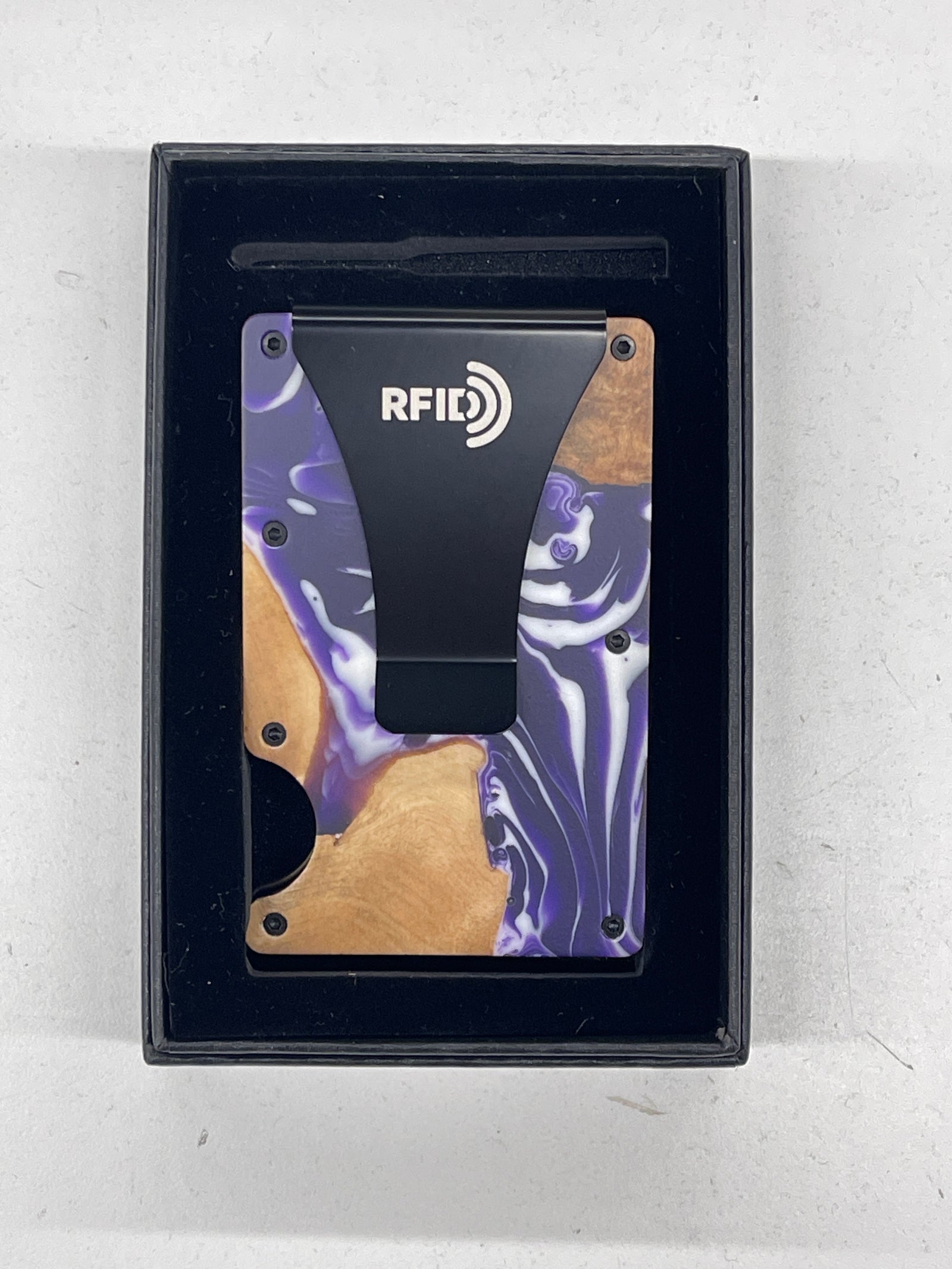 Wood Resin Wallet RFID