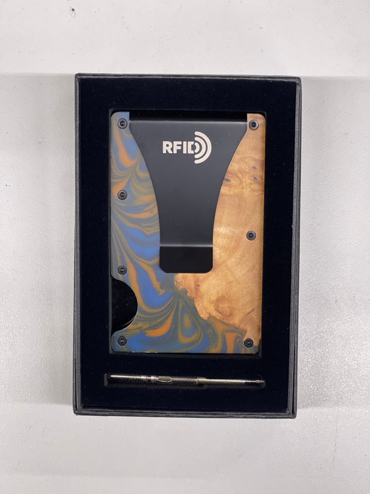 Wood Resin Wallet RFID