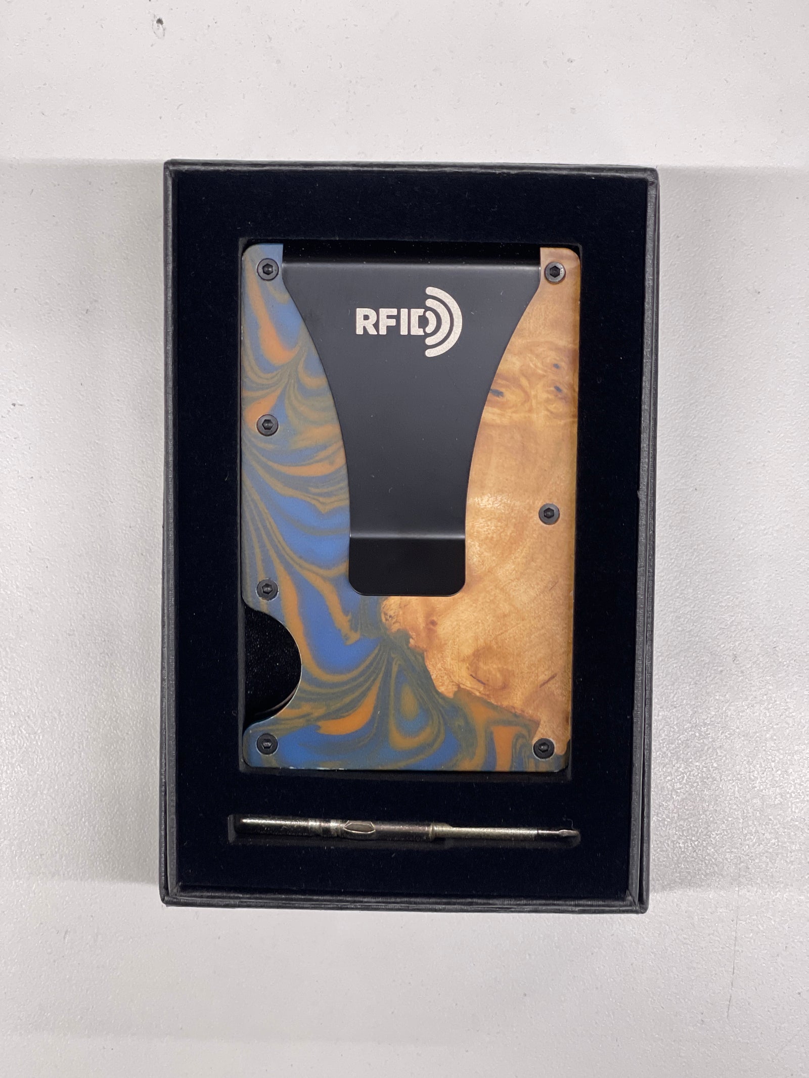 Wood Resin Wallet RFID
