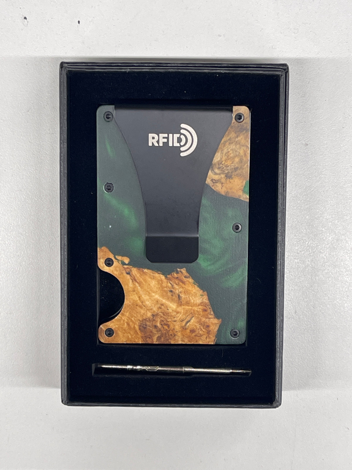 Wood Resin Wallet RFID