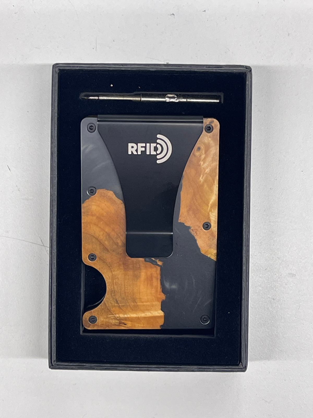 Wood Resin Wallet RFID