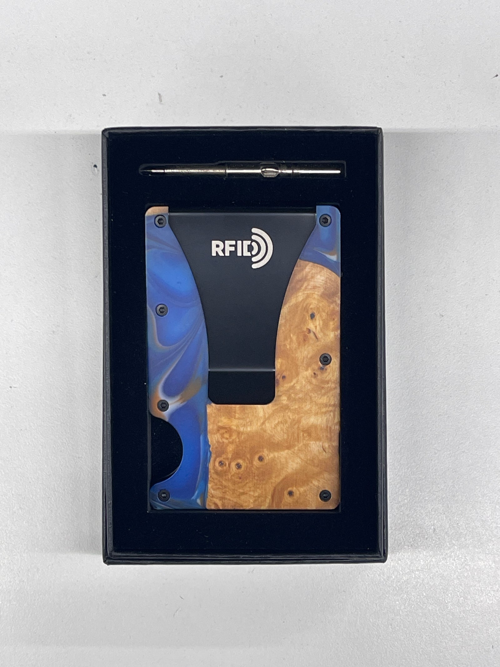 Wood Resin Wallet RFID