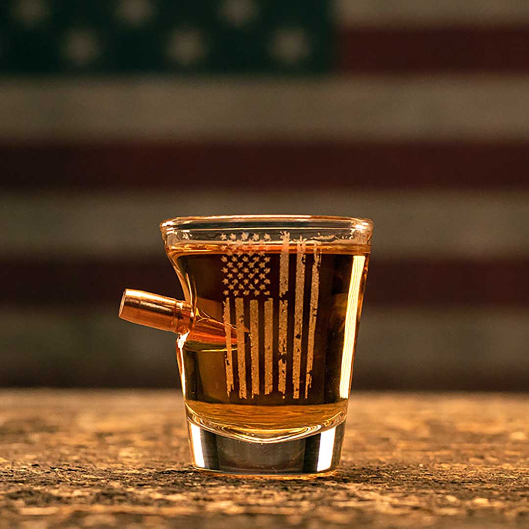 BenShot Patriotic Shot Glass - 2oz