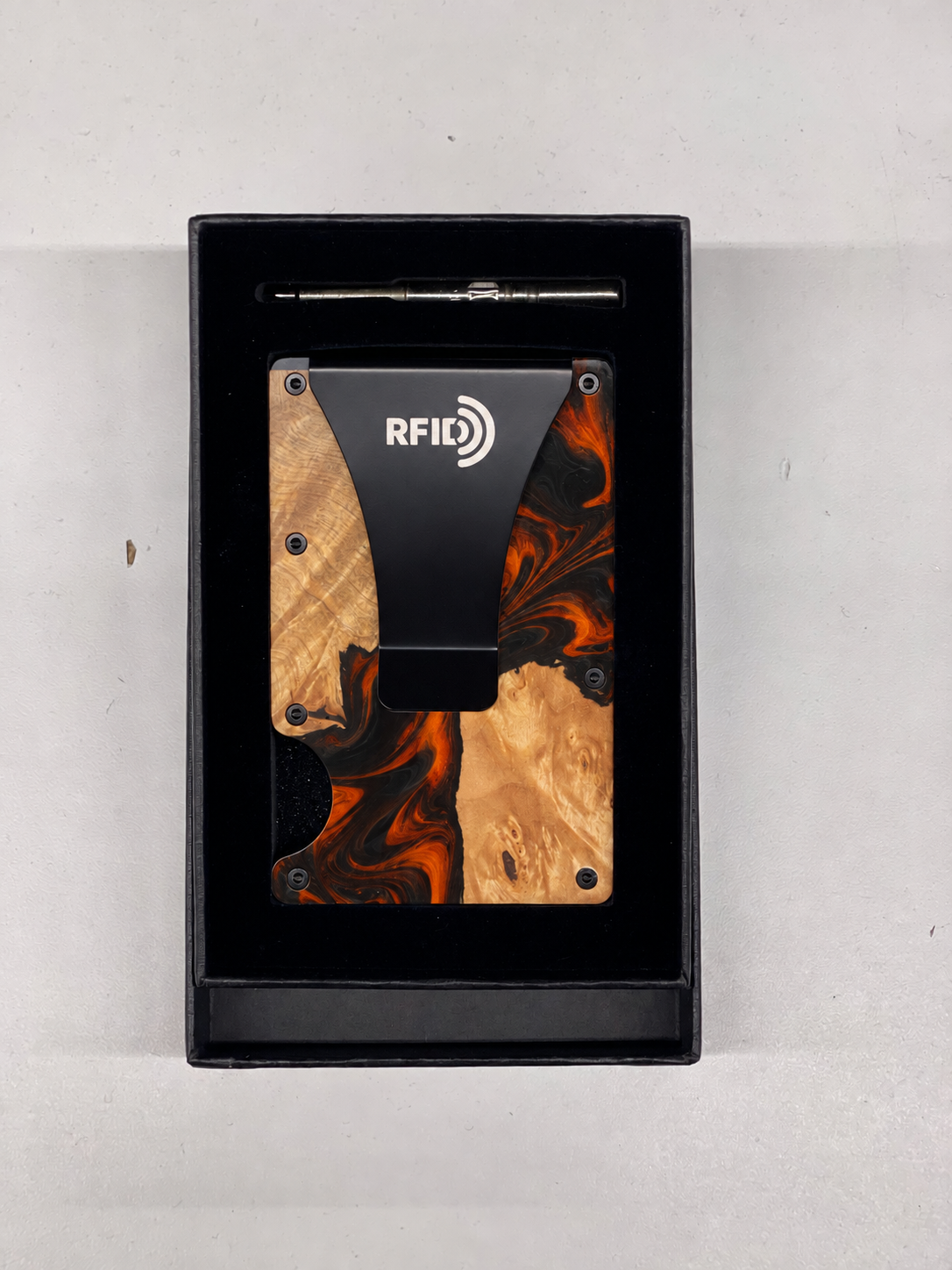 Wood Resin Wallet RFID
