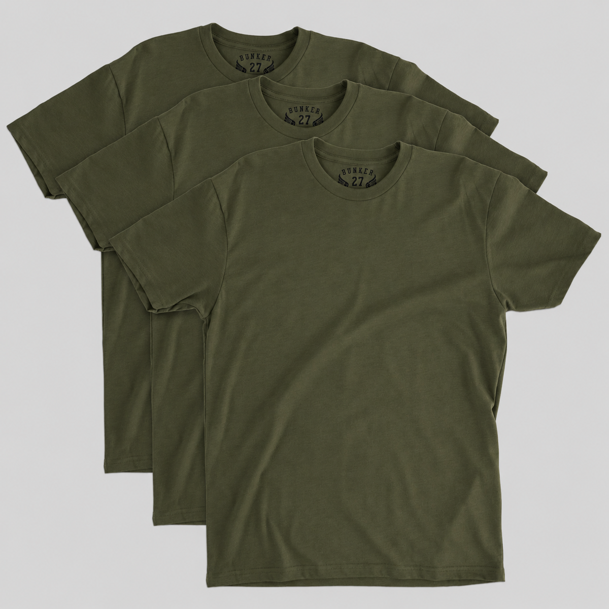 3-Pack Bunker 27 Olive Drab