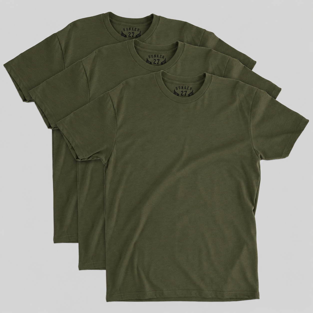 3-Pack Bunker 27 Olive Drab