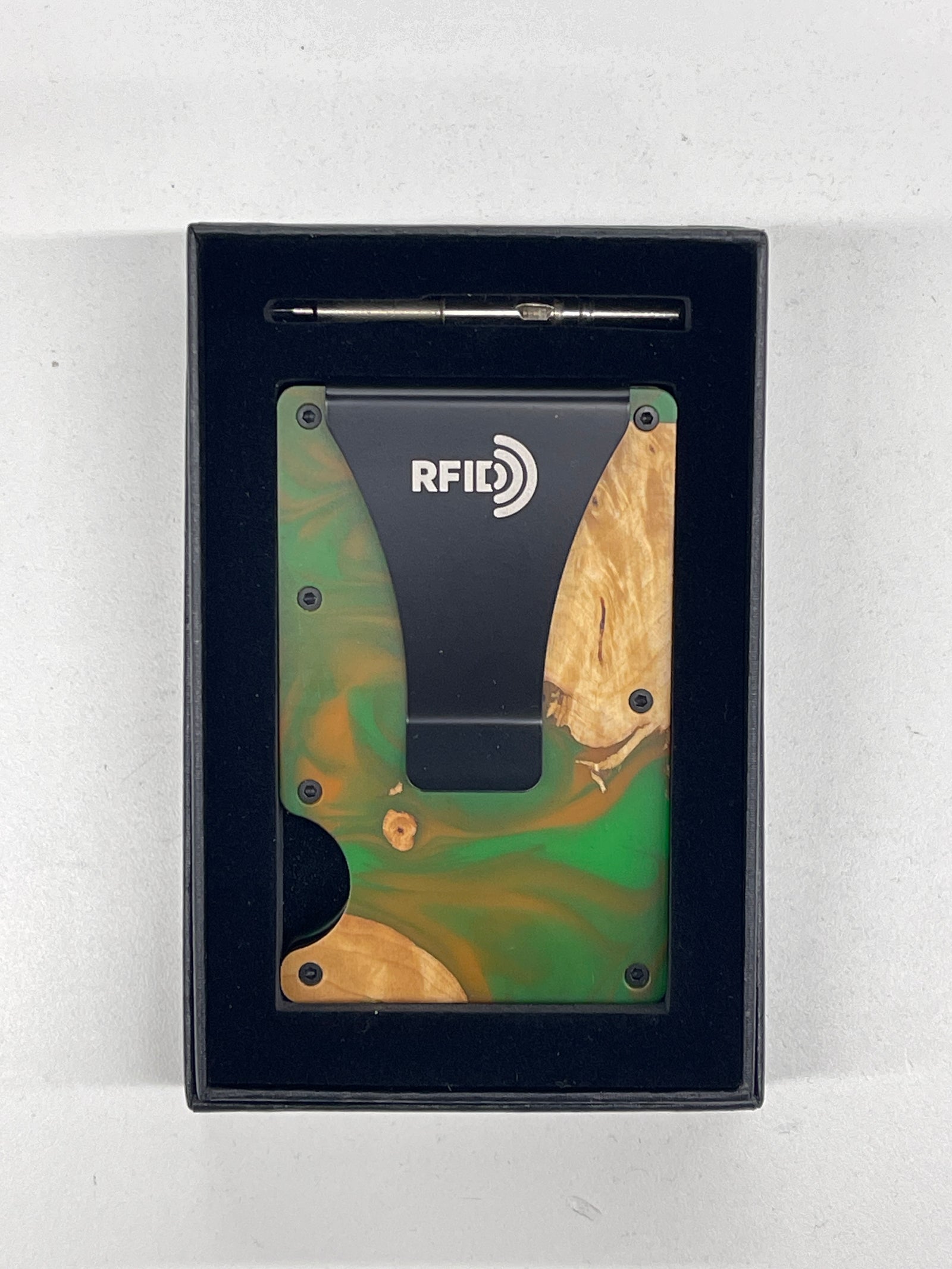 Wood Resin Wallet RFID
