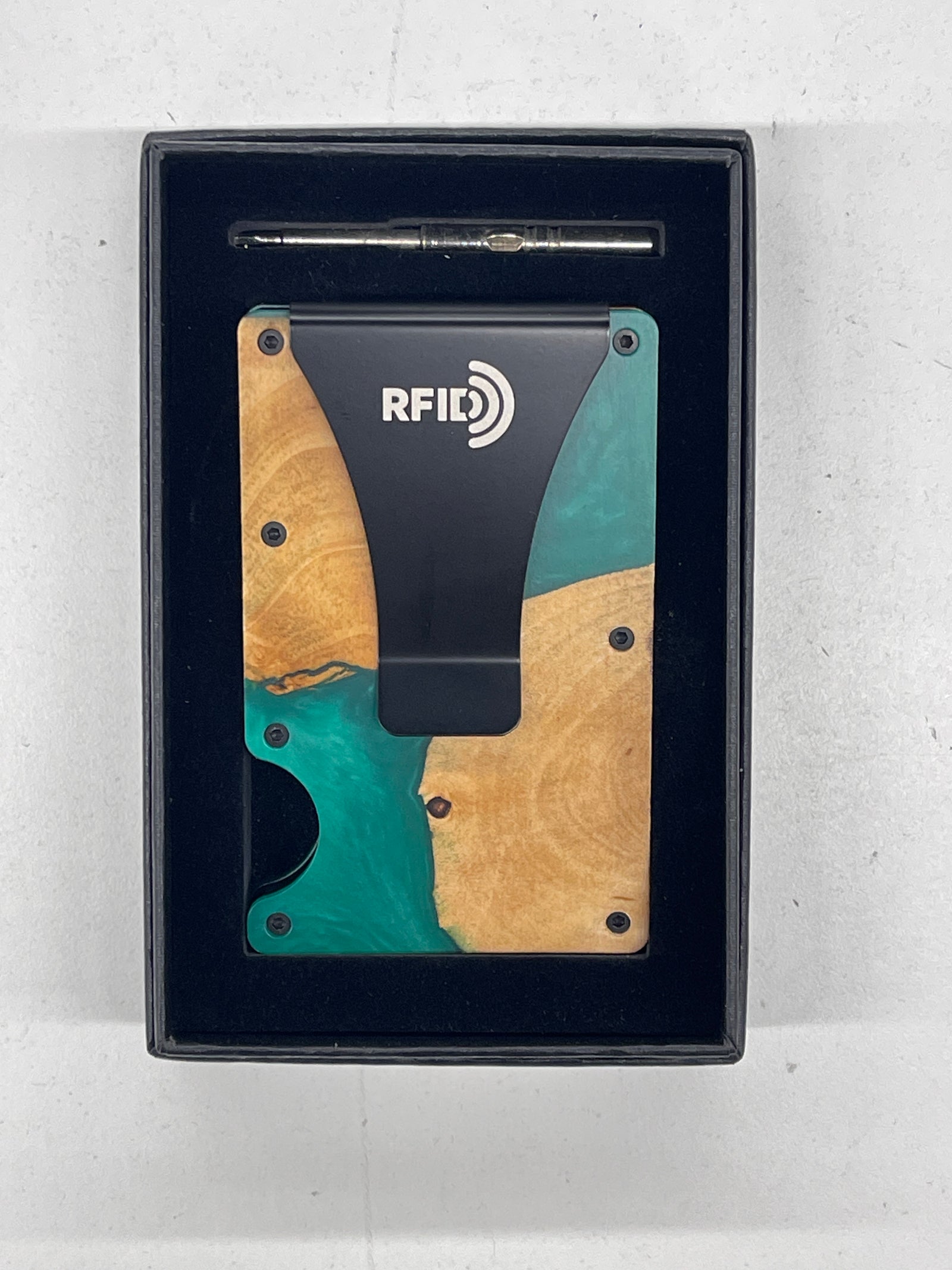 Wood Resin Wallet RFID