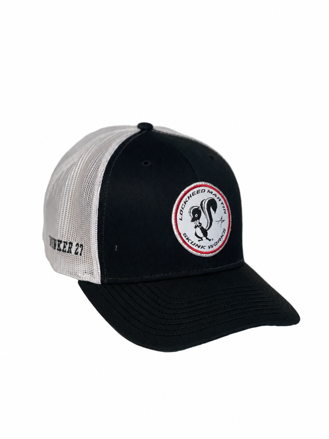 Skunk Works Hat - Black/White
