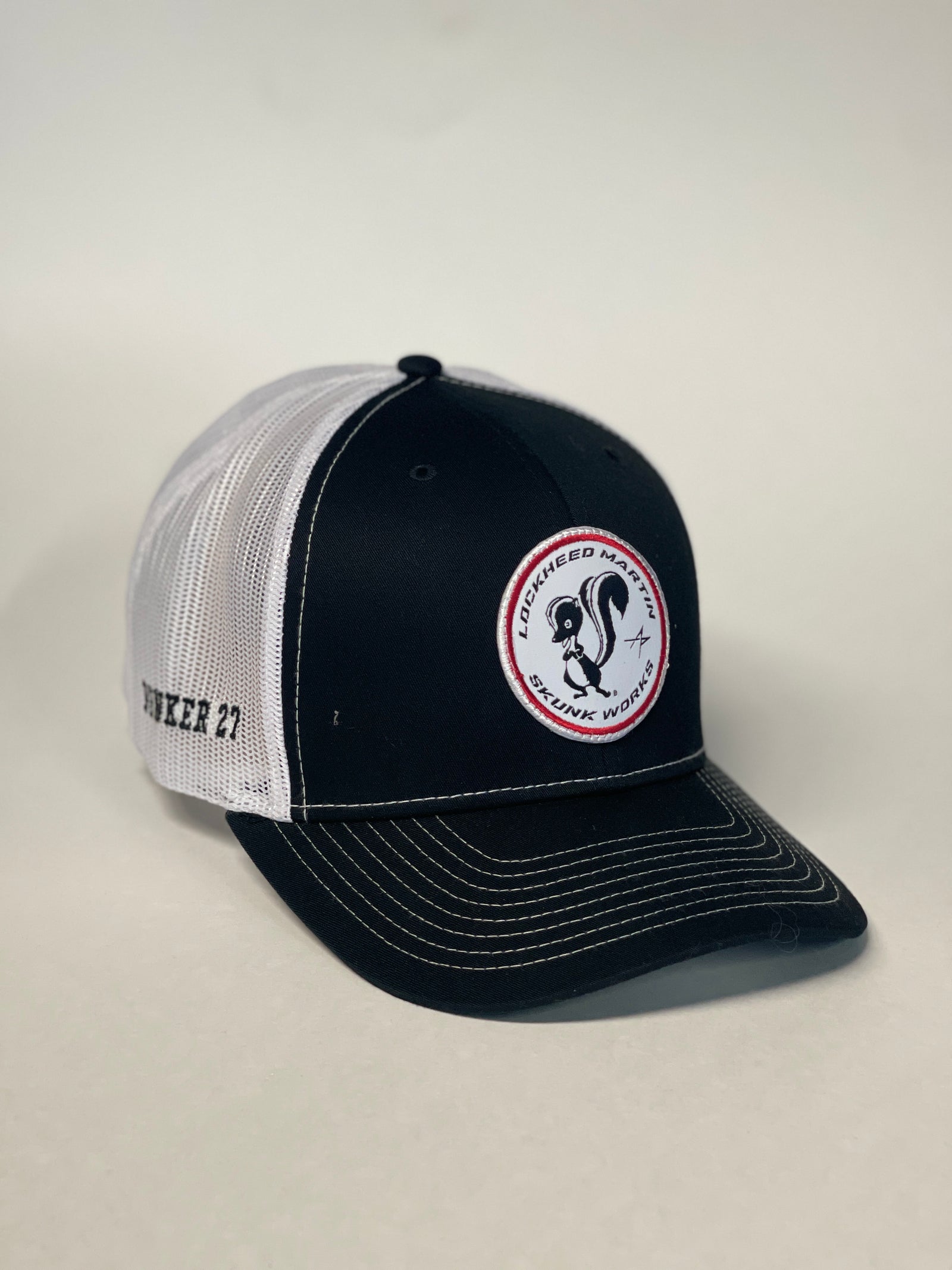 Skunk Works Hat - Black/White