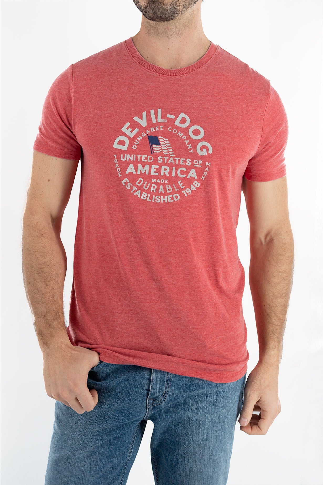 DEVIL-DOG® Graphic T-Shirt - USA Stamp