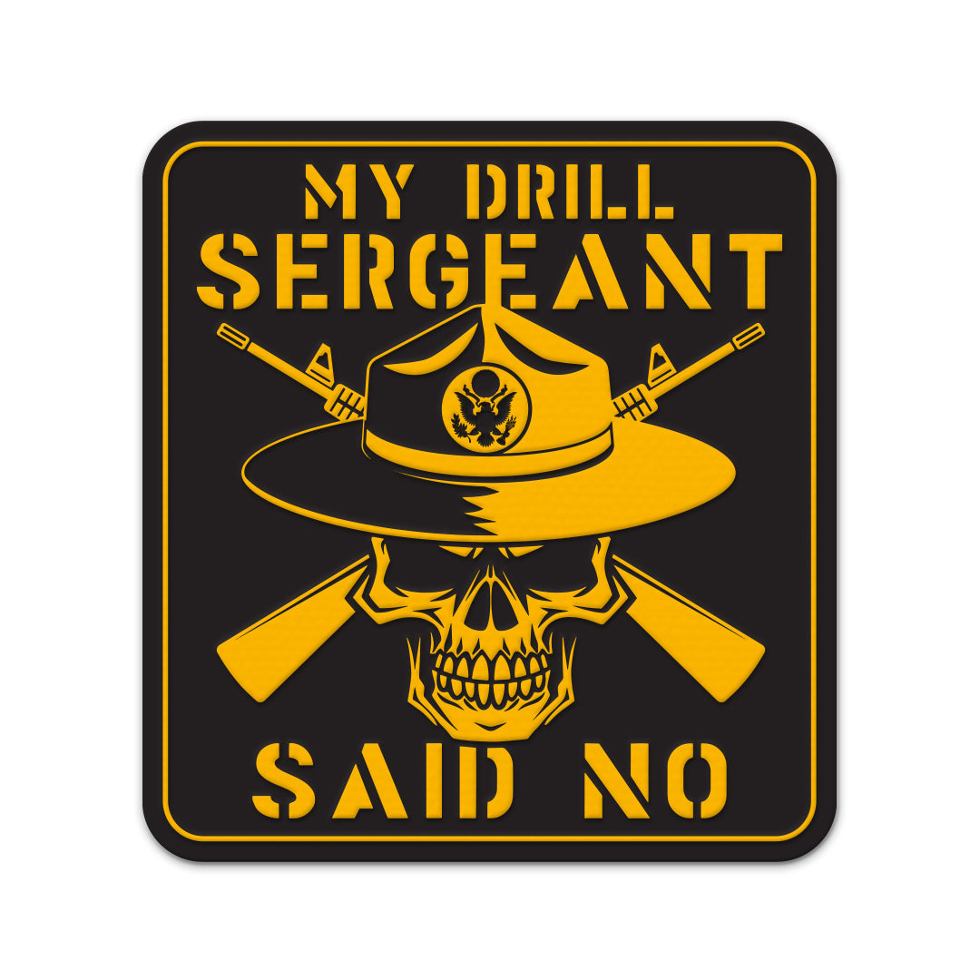 My Drill Sergeant Said No PVC Patch