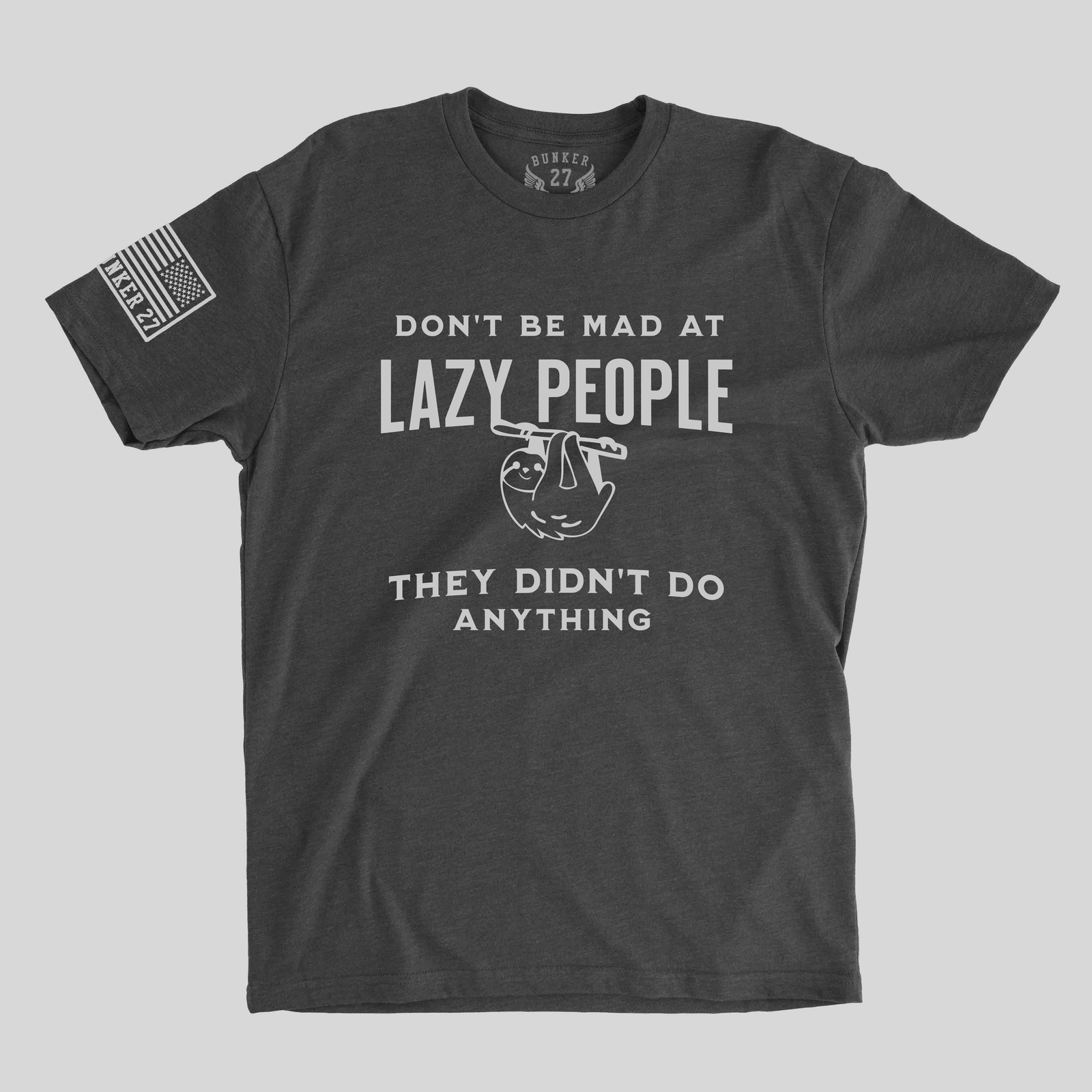 Bunker 27 Don't Be Mad military graphic t-shirt
