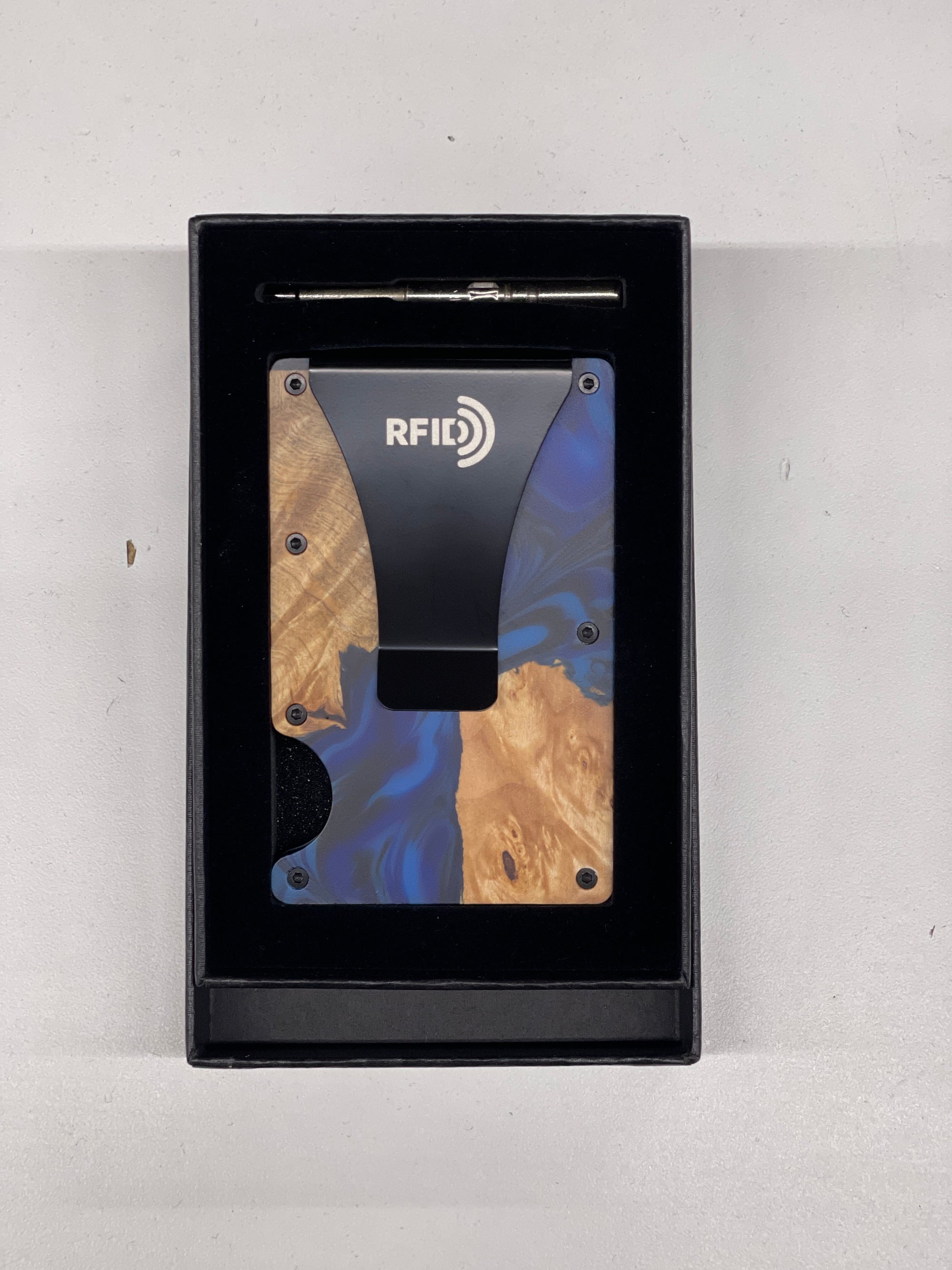 Wood Resin Wallet RFID