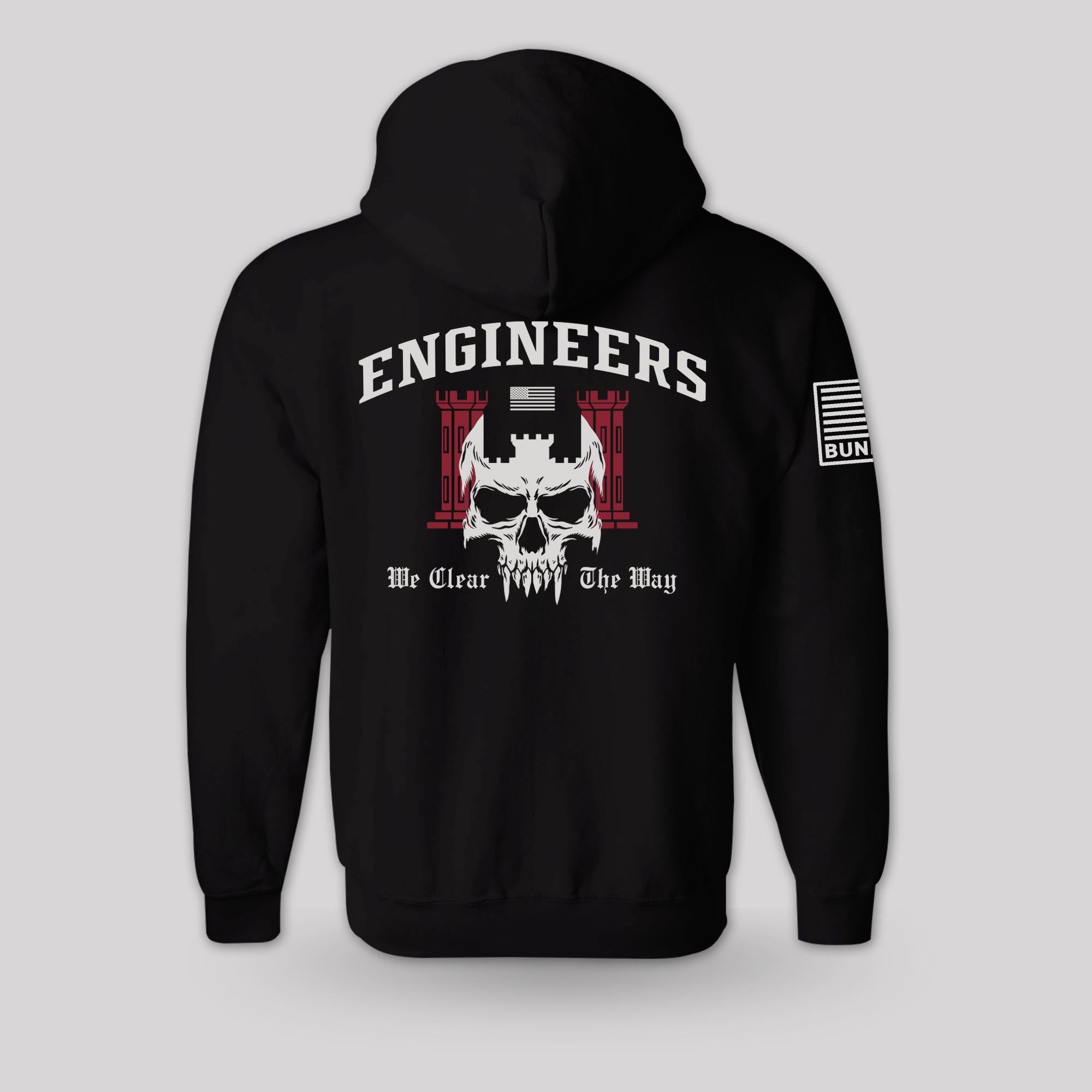 Engineers Hoodie - Army - BUNKER 27