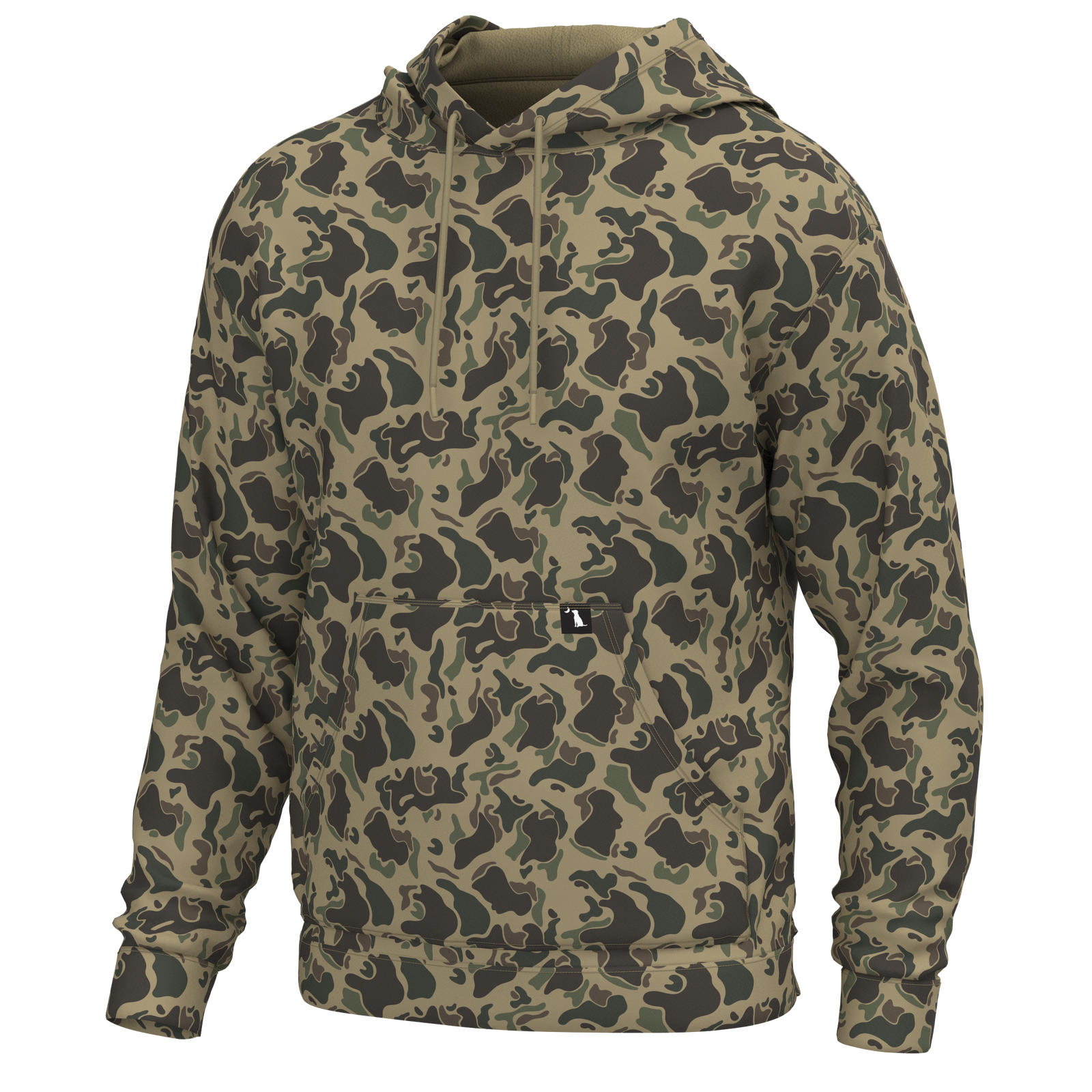 Hilltop Hoodie - Retro Camo, front view