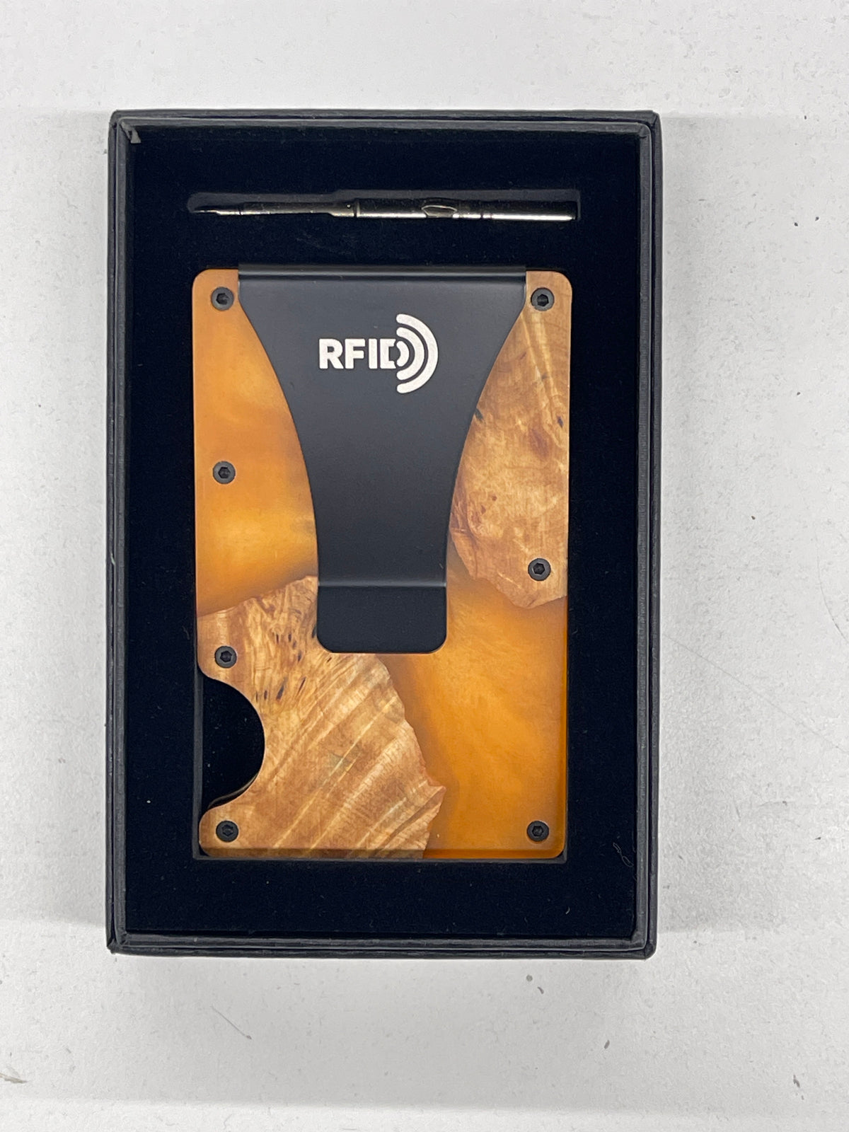 Wood Resin Wallet RFID