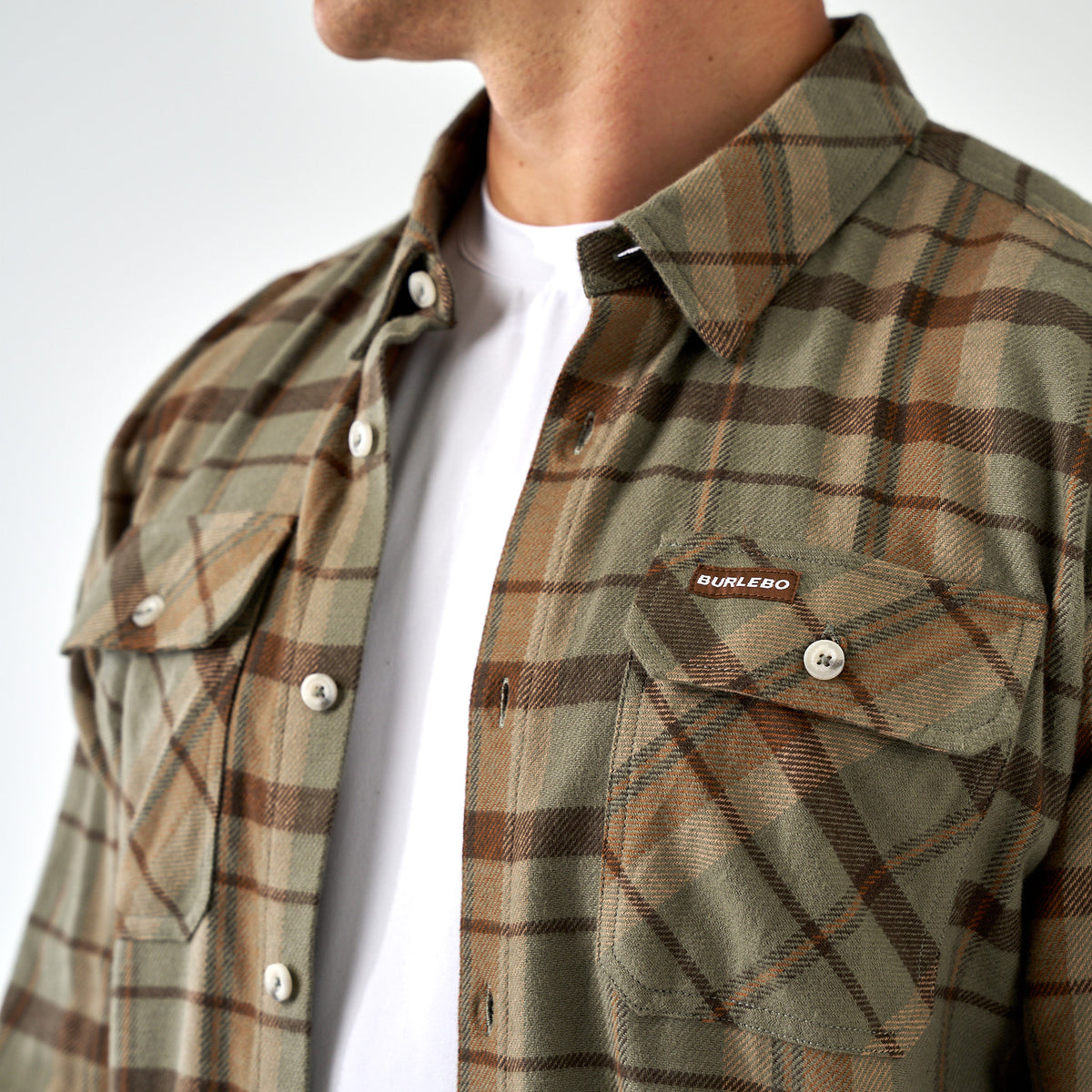 Flannel Shirt - Timber Brown