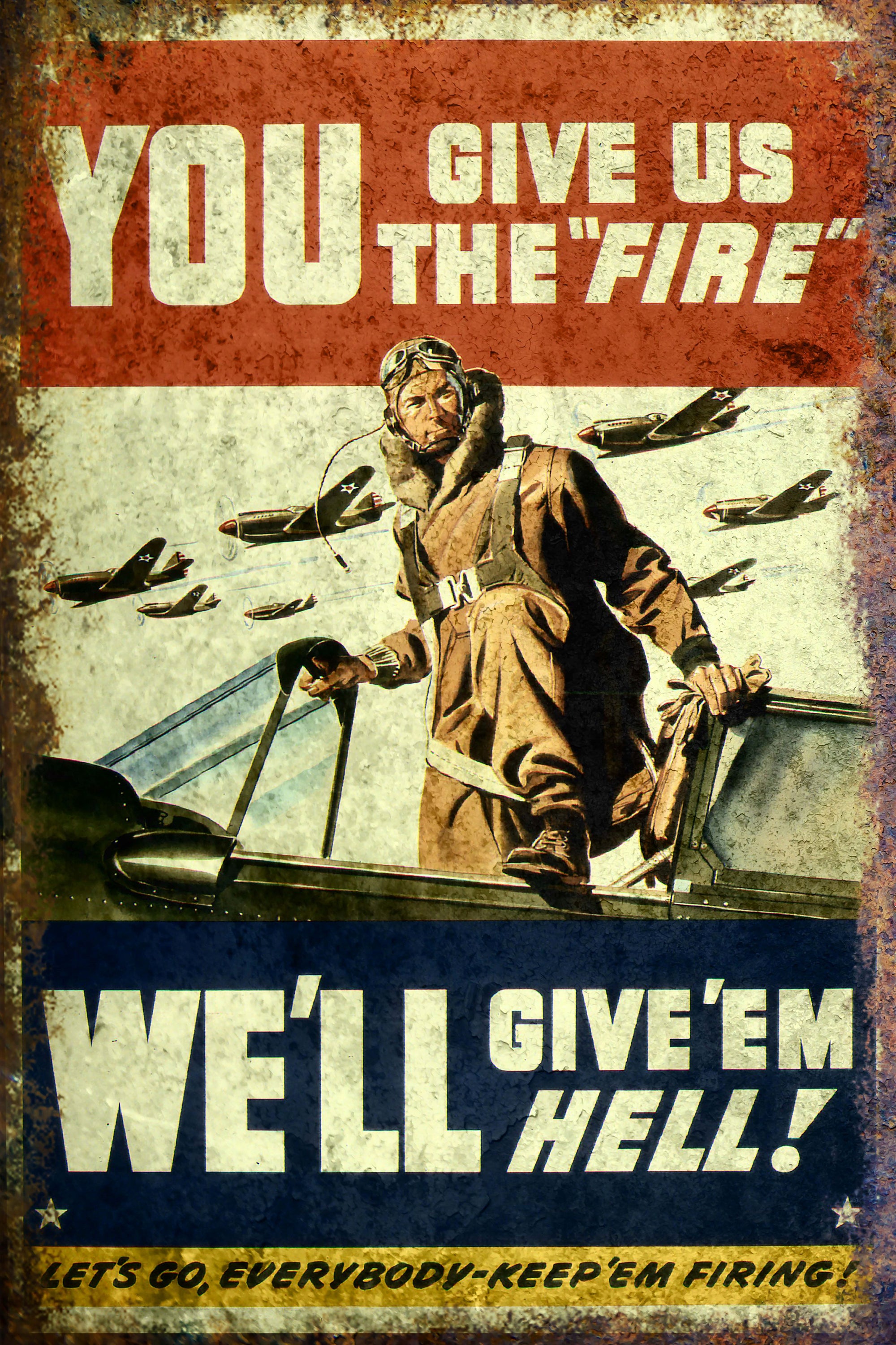 Give'em Hell Poster