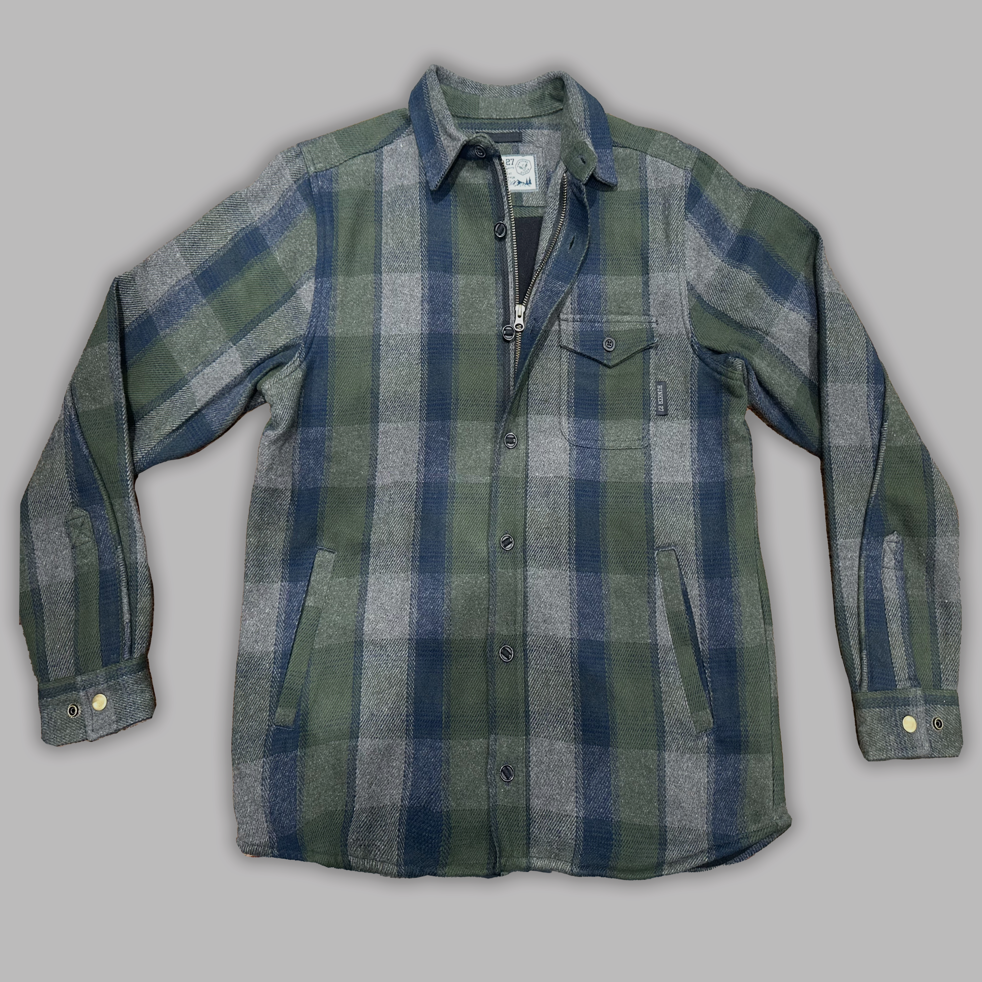 Lined Flannel Shirt Jacket