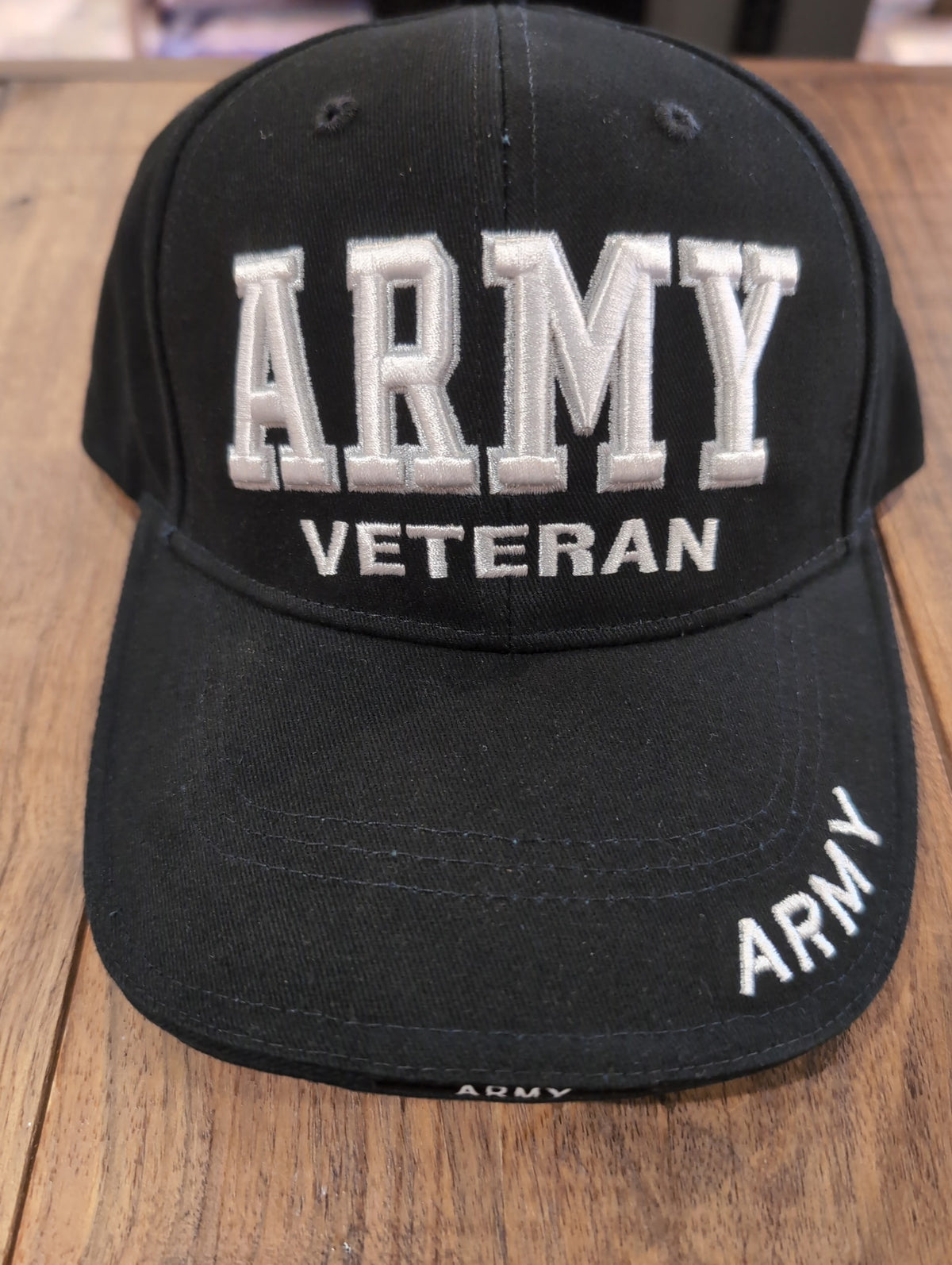 Deluxe Low Profile Army Veteran Cap