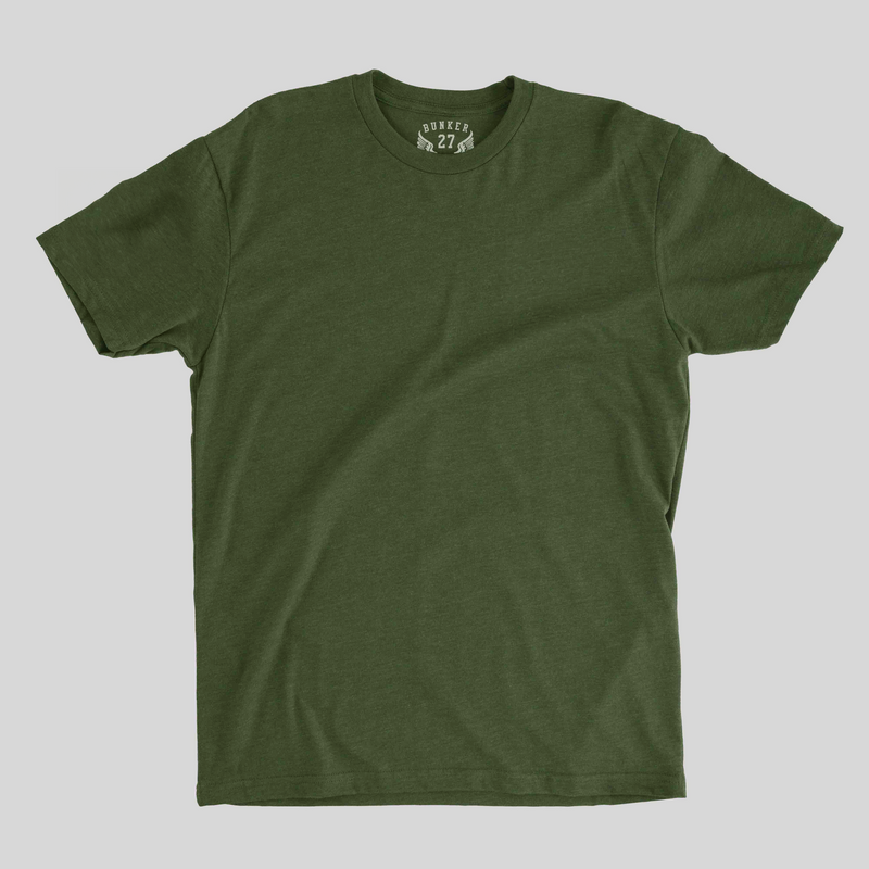 Core Essentials Tee - Olive Drab
