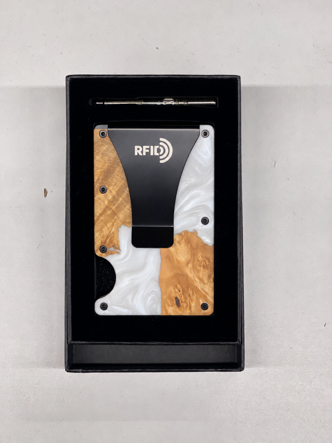 Wood Resin Wallet RFID