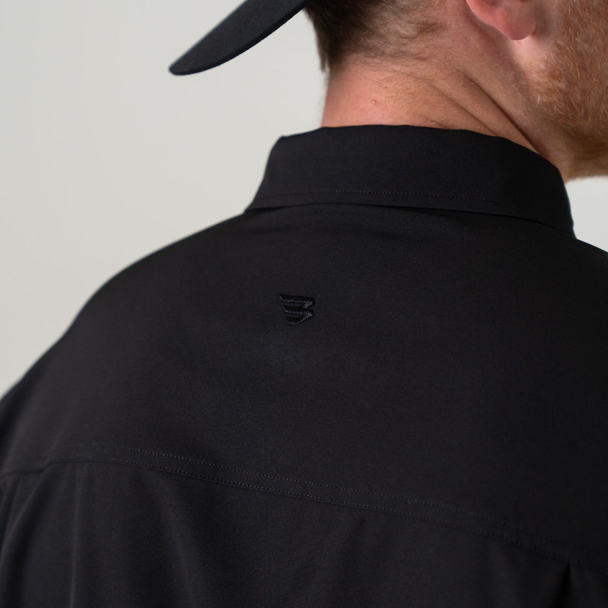 Performance Button Up - Heather Black