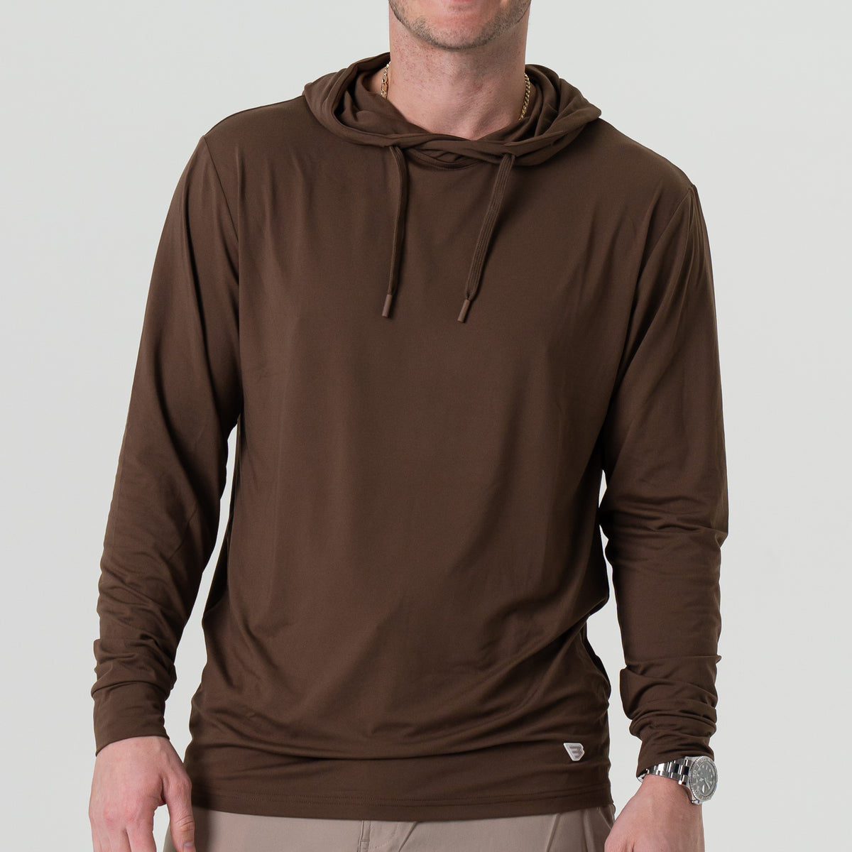 Performance Hoodie - Brown