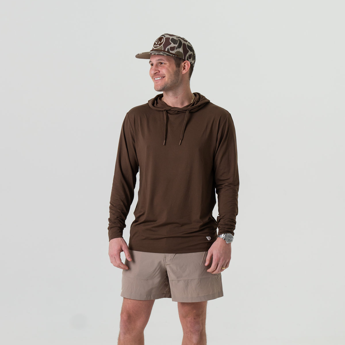 Performance Hoodie - Brown