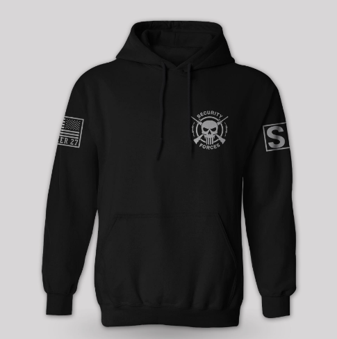 Security hoodie black discount