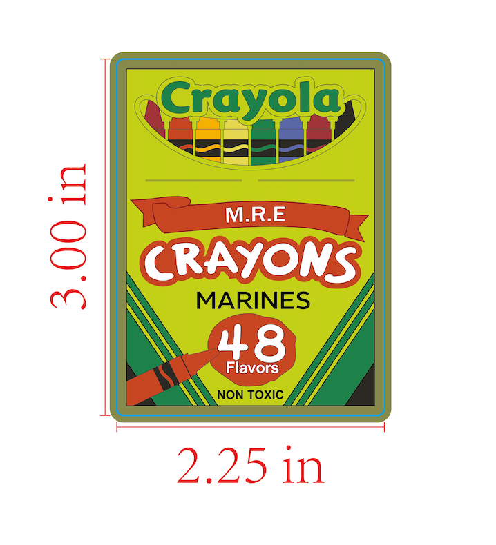MRE Crayons - Sticker