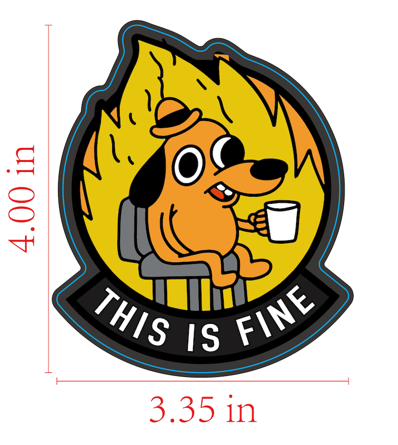 This is Fine - Sticker