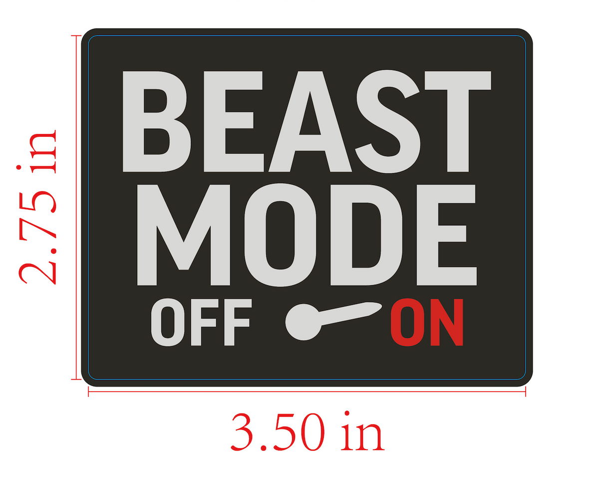 Beast Mode On - Sticker