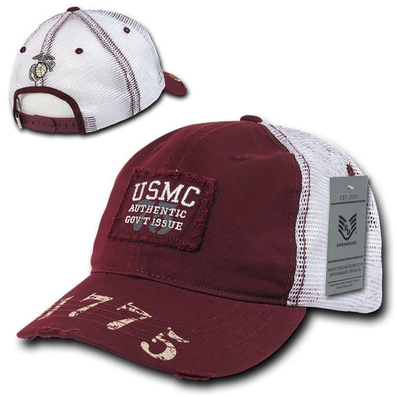 Great Lake Vintage Caps, USMC, Maroon