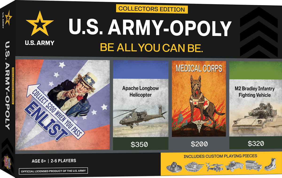 US Army Opoly Board Game