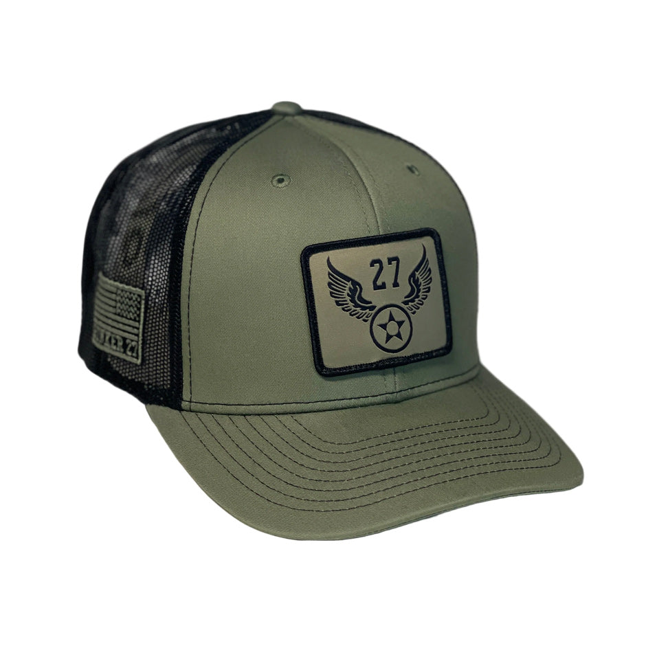 Bunker 27 Hat - Green &amp; Black