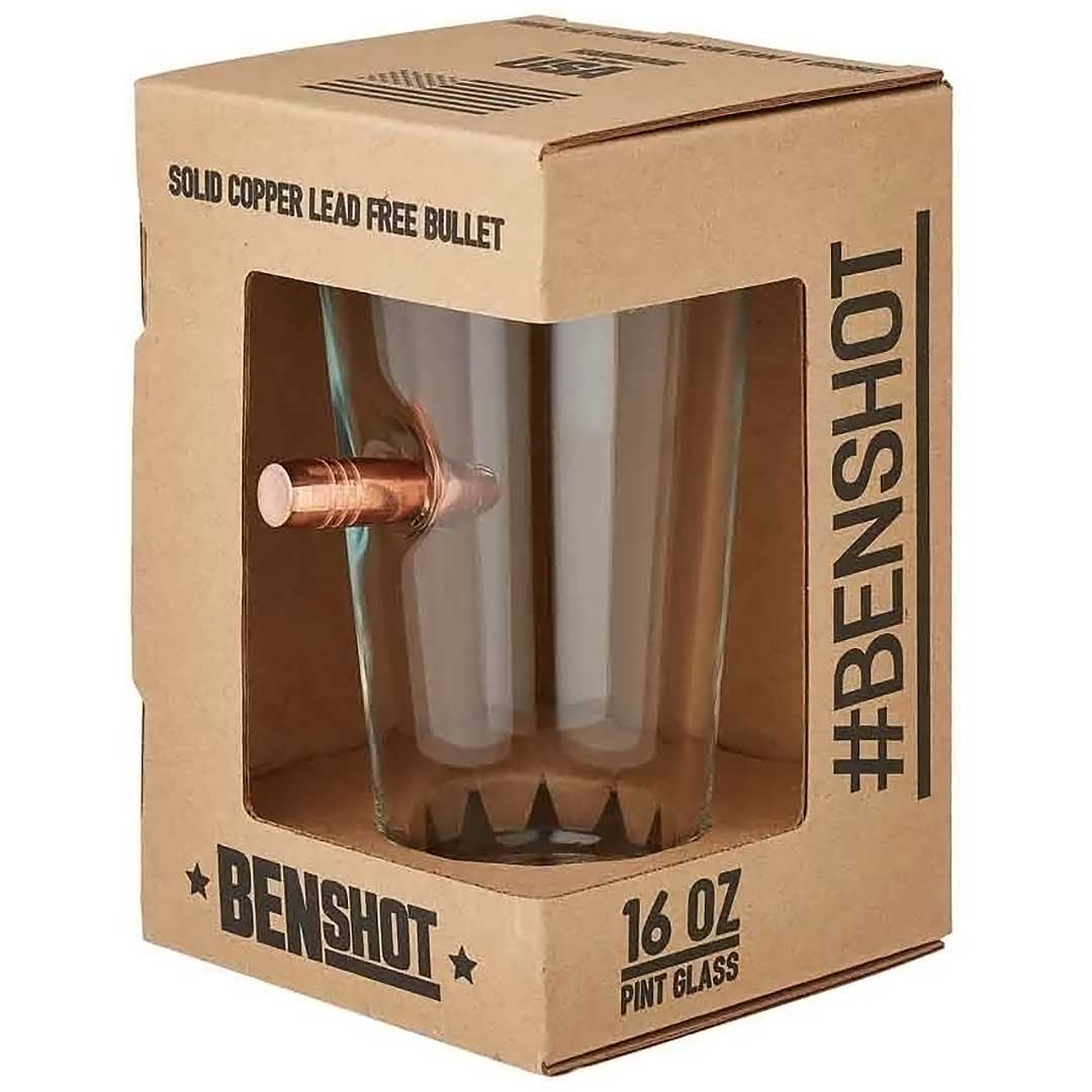 BenShot 16oz. Patriotic Pint Glass