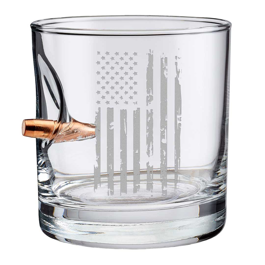 BenShot Patriotic Rocks Glass - 11oz